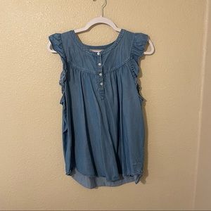 Chambray Top
